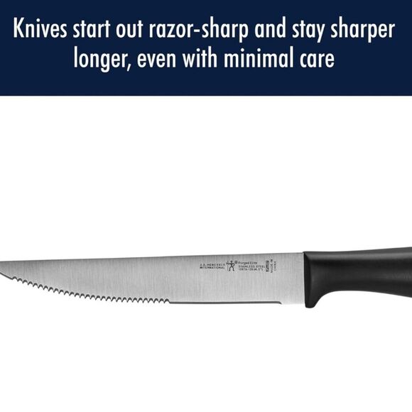 Zwilling Henckels Forged Elite 4-PC Steak Knife Set - Picture 3 of 10